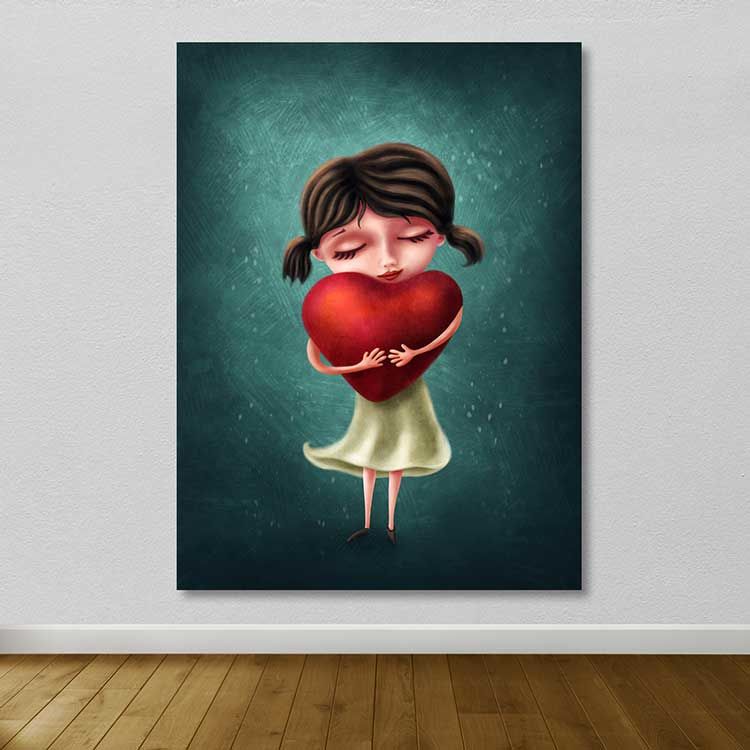 Dev Boyut Kanvas Tablo