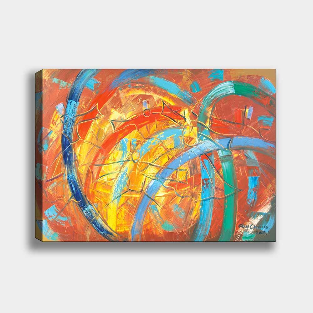 Semazenler Dekoratif Kanvas Tablo 90cm x 130cm