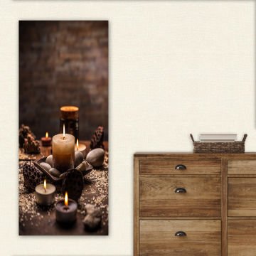 Dikey Kanvas Tablo 30cm x 90cm