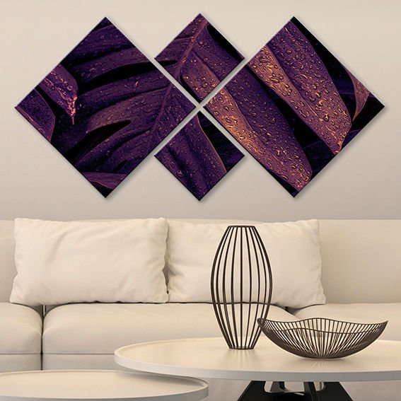 4 Parçalı Mdf Tablo