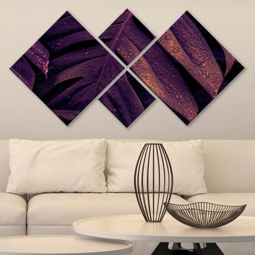 4 Parçalı Mdf Tablo