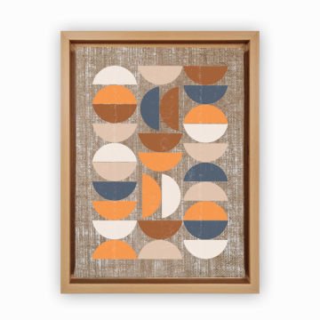 Naturel L Çerçeveli Tablo 96cm x 136cm