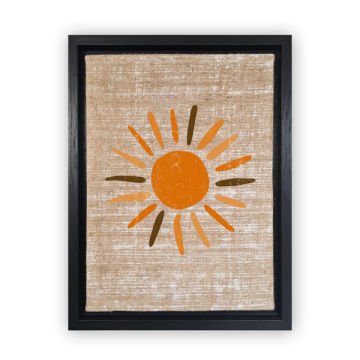 Siyah L Çerçeveli Tablo 36cm x 46cm