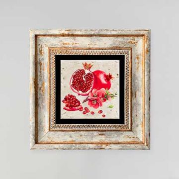 Çerçeveli Doğal Taş Tablo 20cm x 20cm
