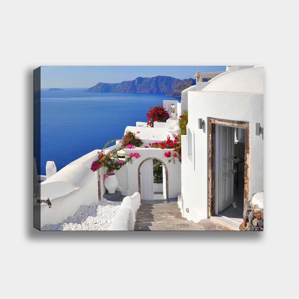 Bodrum Manzara Kanvas Tablo 90cm x 130cm