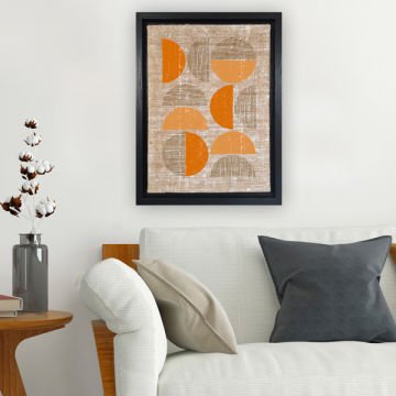 Siyah L Çerçeveli Tablo 46cm x 66cm