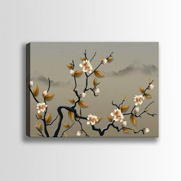 Çiçek Kanvas Tablo