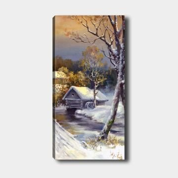 Dikey Kanvas Tablo 50cm x 120cm