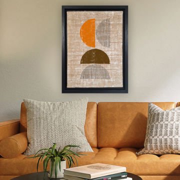 Siyah L Çerçeveli Tablo 36cm x 46cm