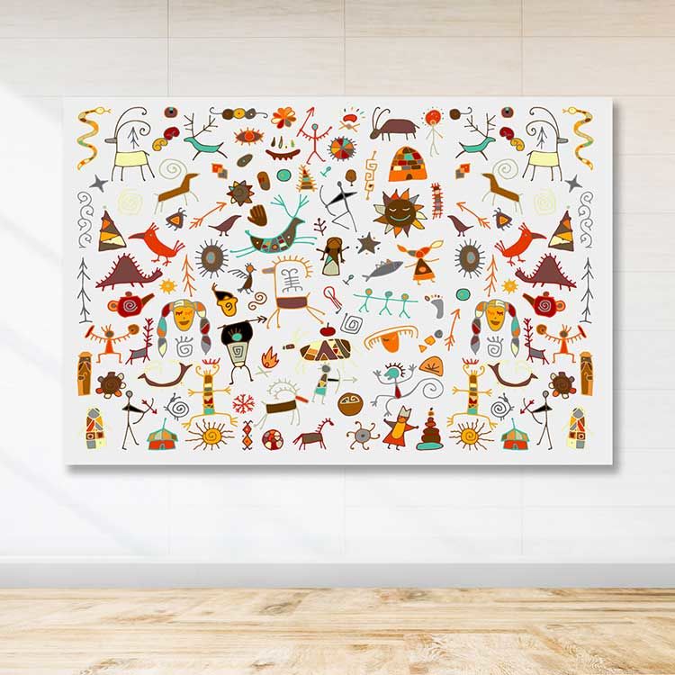 Dev Boyut Kanvas Tablo