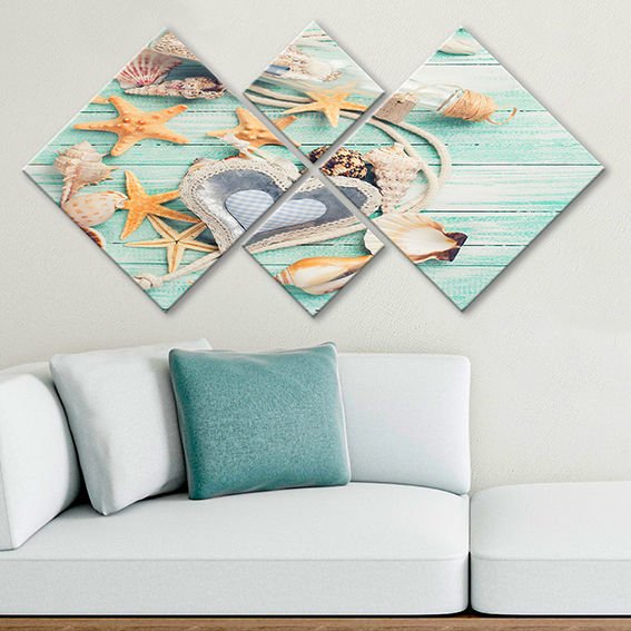 4 Parçalı Mdf Tablo