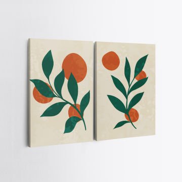2 Parçalı Kanvas Tablo 70cm x 100cm - 2 Parça