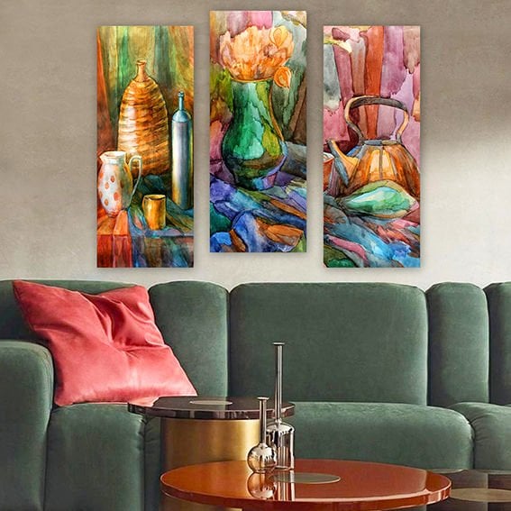 3 Parçalı Mdf Tablolar