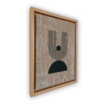 Naturel L Çerçeveli Tablo 46cm x 66cm