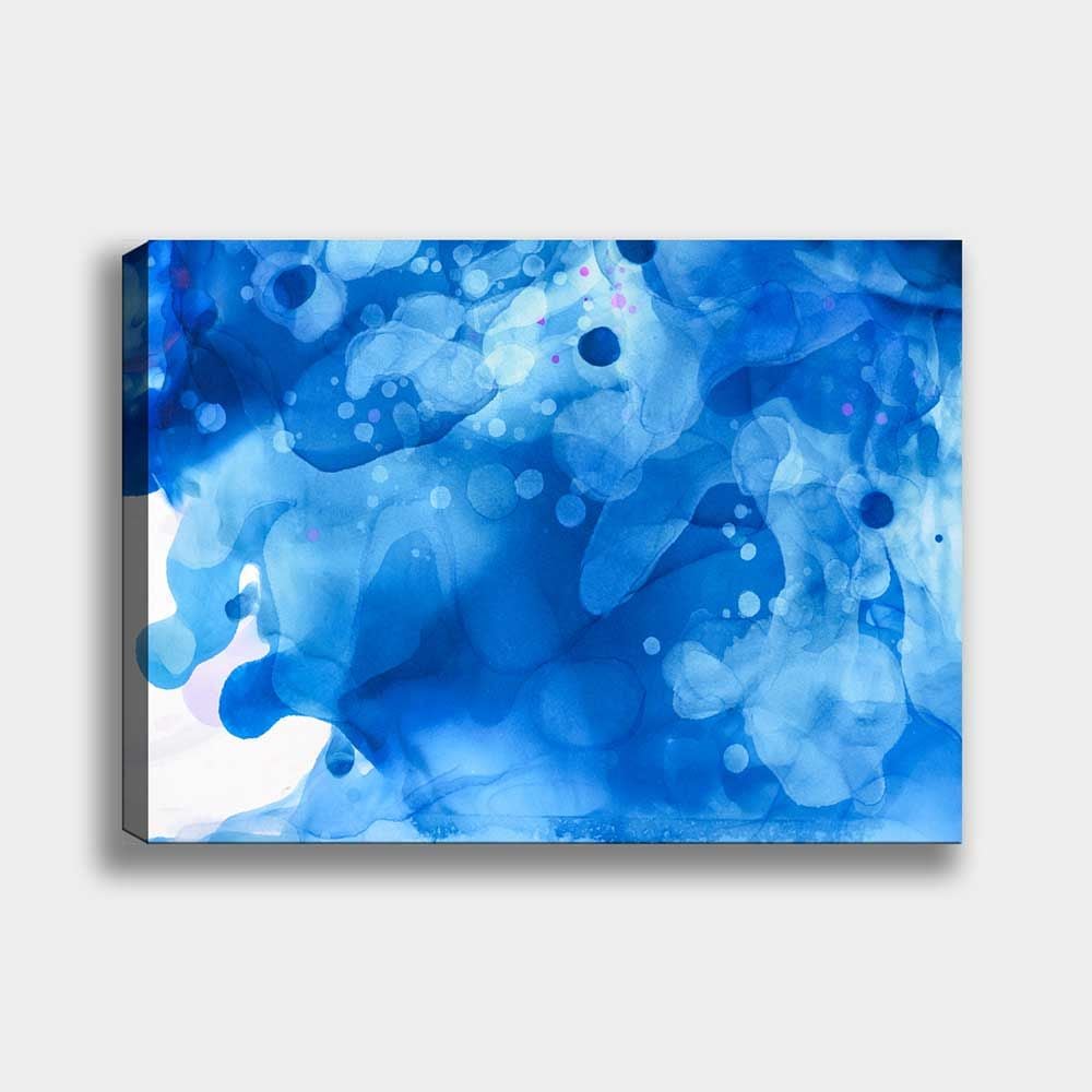 Mavi Soyut Kanvas Tablo