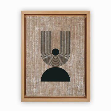 Naturel L Çerçeveli Tablo 66cm x 96cm