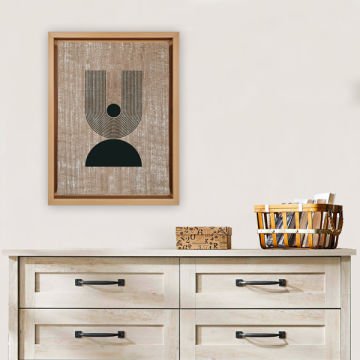 Naturel L Çerçeveli Tablo 66cm x 96cm