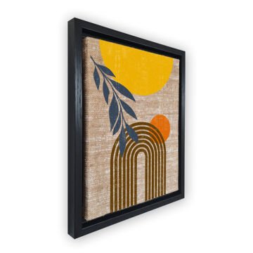 Siyah L Çerçeveli Tablo 46cm x 66cm