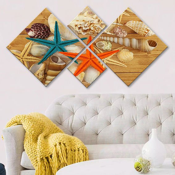 4 Parçalı Mdf Tablo