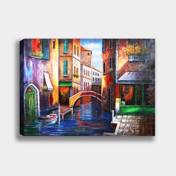 Venedik Manzara Kanvas Tablo 70cm x 100cm