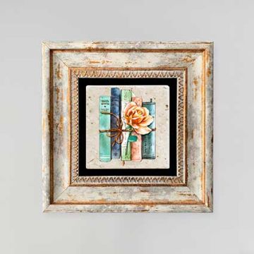 Çerçeveli Doğal Taş Tablo 20cm x 20cm
