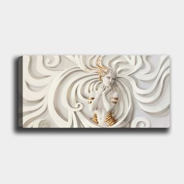 Yatay Kanvas Tablo 50cm x 120cm