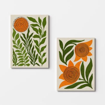 2 Parçalı Kanvas Tablo 70cm x 100cm - 2 Parça