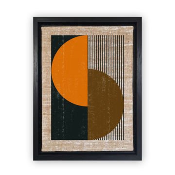 Siyah L Çerçeveli Tablo 46cm x 66cm