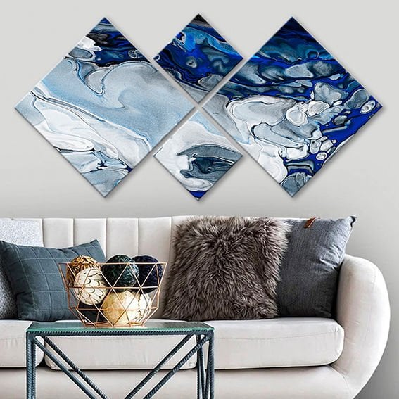 4 Parçalı Mdf Tablo