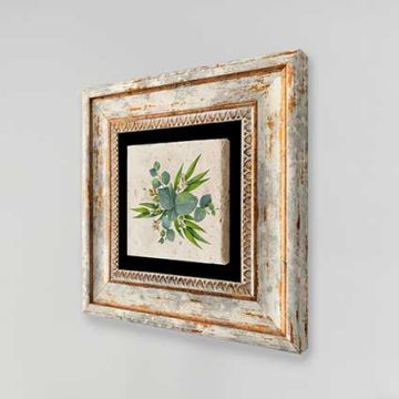 Çerçeveli Doğal Taş Tablo 20cm x 20cm