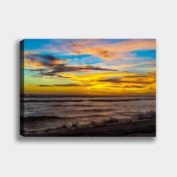 Gün Batımı Manzara Kanvas Tablo 100cm x 140cm