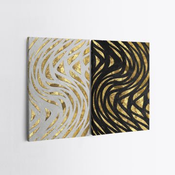 2 Parçalı Kanvas Tablo 70cm x 100cm - 2 Parça