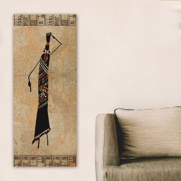 Dikey Kanvas Tablo 60cm x140cm