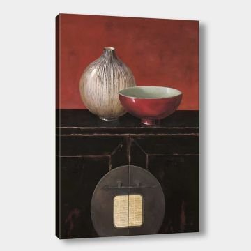 Dekoratif Vazolar  Kanvas Tablo 50cm x 70cm