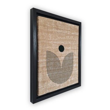 Siyah L Çerçeveli Tablo 46cm x 66cm