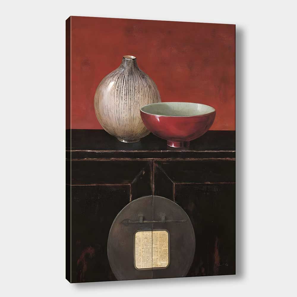 Dekoratif Vazolar  Kanvas Tablo 100cm x 140cm