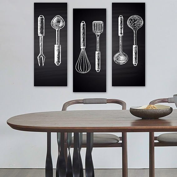 3 Parçalı Mdf Tablolar