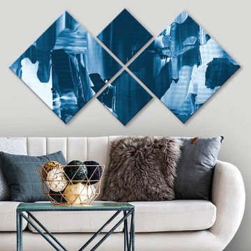 4 Parçalı Mdf Tablo