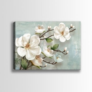 Çiçek Kanvas Tablo