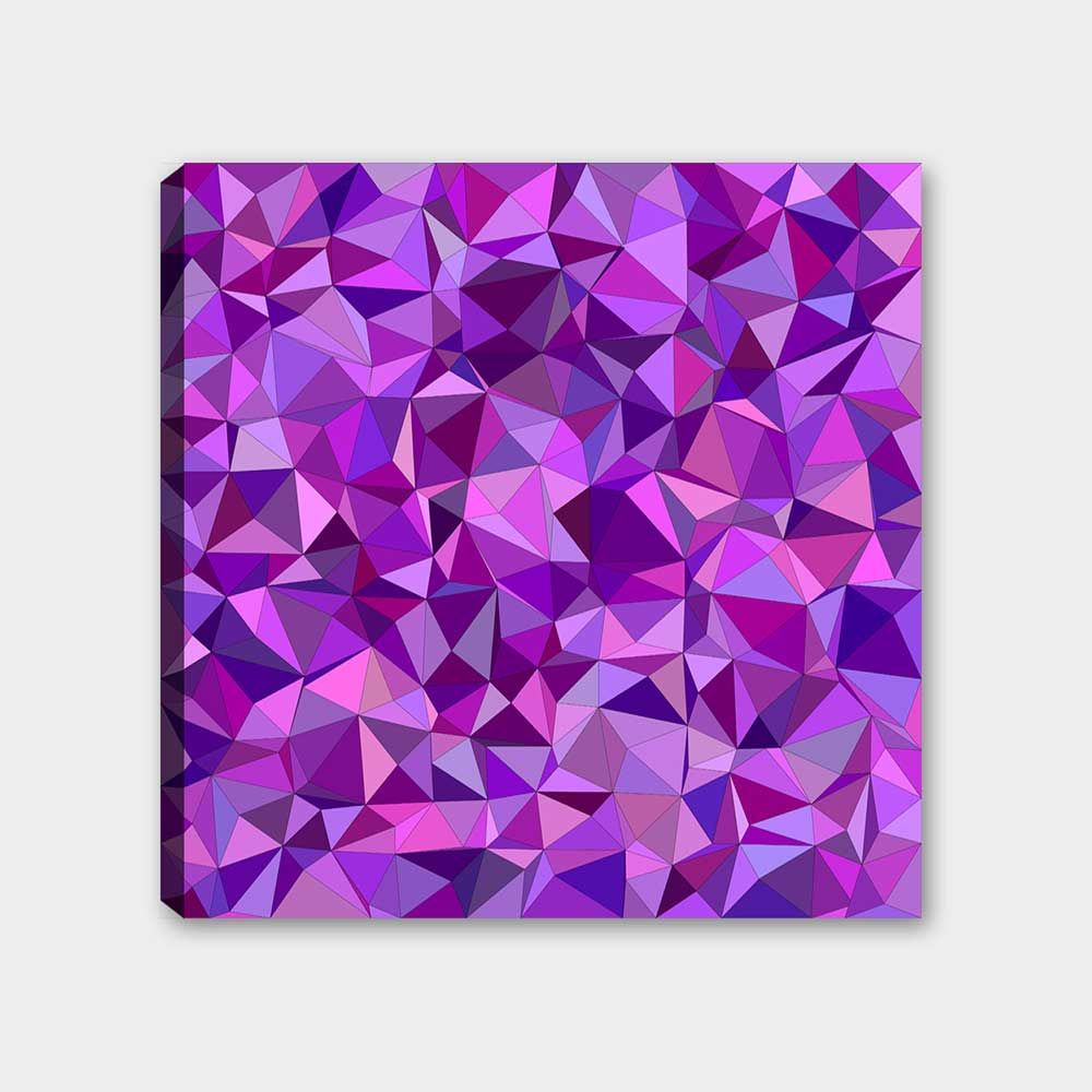 Mor Soyut Kanvas Tablo 140cm x 200cm