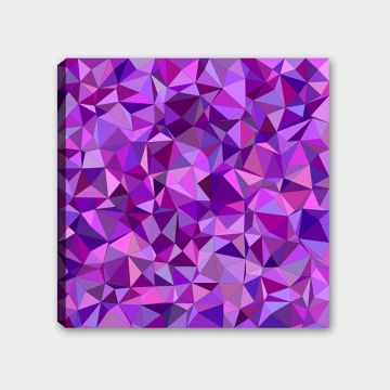 Mor Soyut Kanvas Tablo 140cm x 200cm