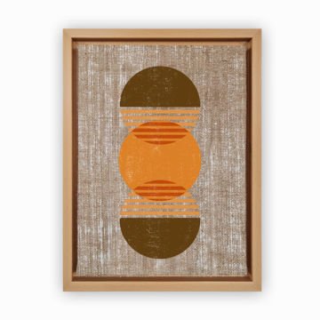 Naturel L Çerçeveli Tablo 96cm x 136cm