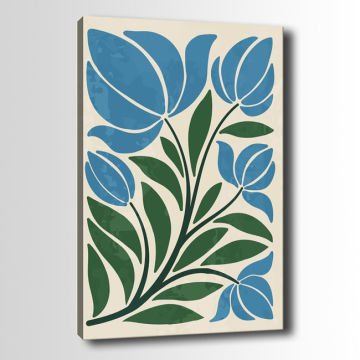 Çiçek Kanvas Tablo 50cm x 70cm