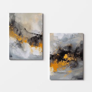 2 Parçalı Kanvas Tablo 30cm x 40cm - 2 Parça