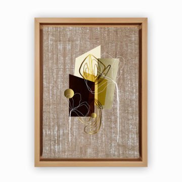 Naturel L Çerçeveli Tablo 66cm x 96cm