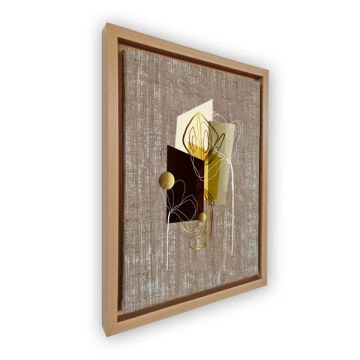 Naturel L Çerçeveli Tablo 66cm x 96cm