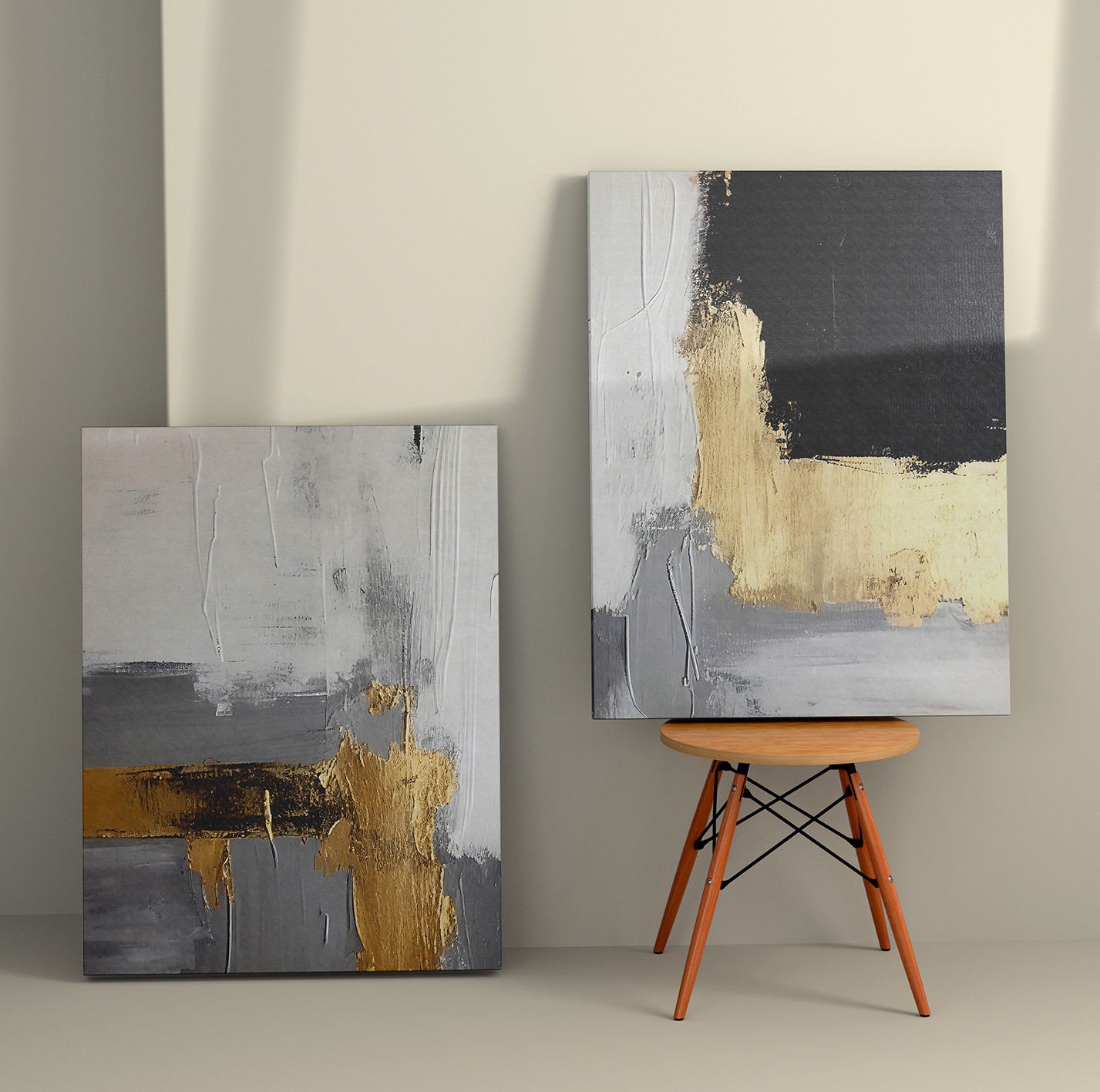 2 Parçalı Kanvas Tablo 30cm x 40cm - 2 Parça