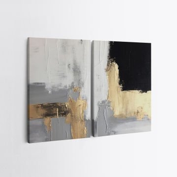 2 Parçalı Kanvas Tablo 50cm x 70cm - 2 Parça