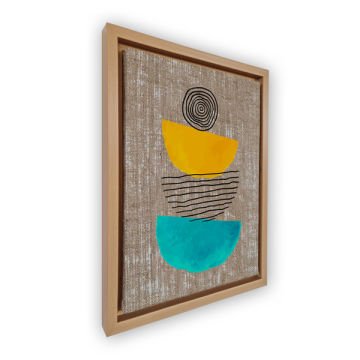 Naturel L Çerçeveli Tablo 46cm x 66cm