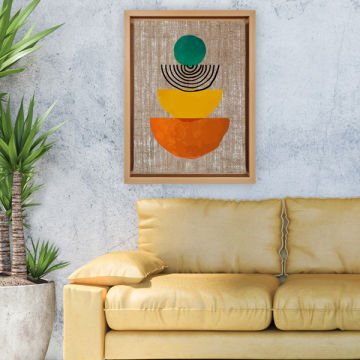 Naturel L Çerçeveli Tablo 36cm x 46cm